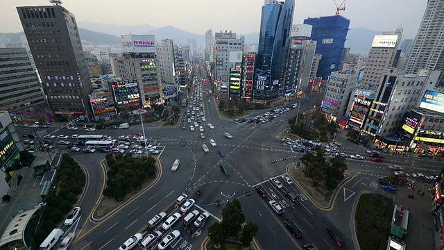 韩国釜山扶轮社WS T/L观景视频素材