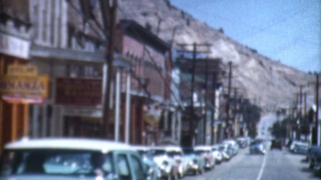 内华达州弗吉尼亚市，1950年视频素材