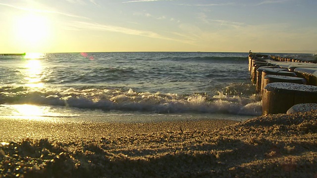 海上日落视频素材