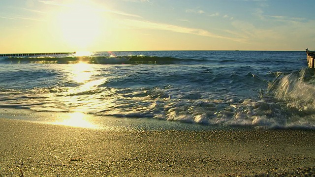 海上日落视频素材