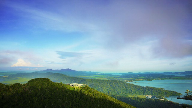 海、天、山视频素材