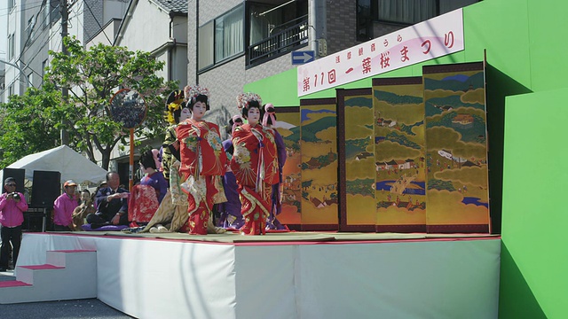 浅草花青节视频素材