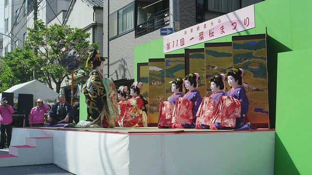 浅草花青节视频素材