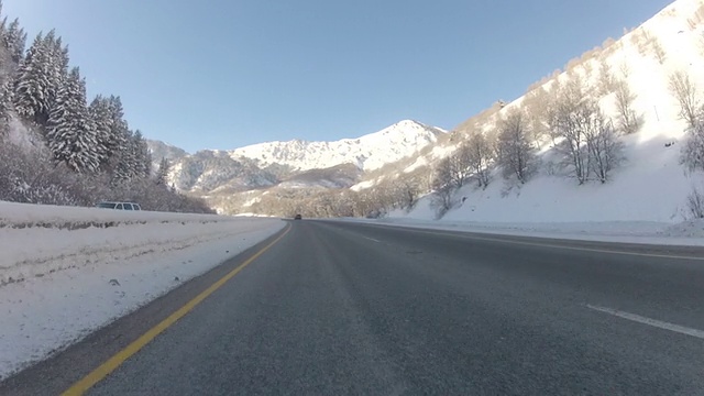 雪山口视频素材