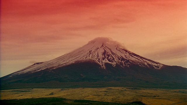 富士山/日本/滤镜视频素材