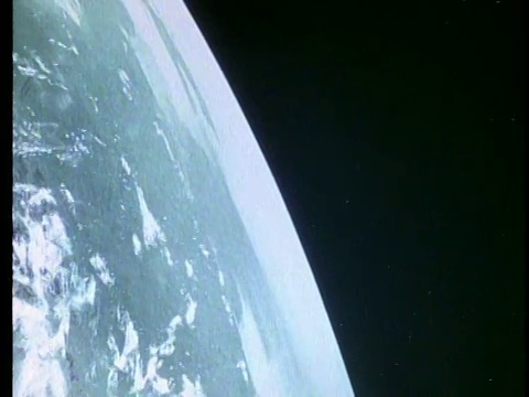 倾斜大行星+外太空视频素材