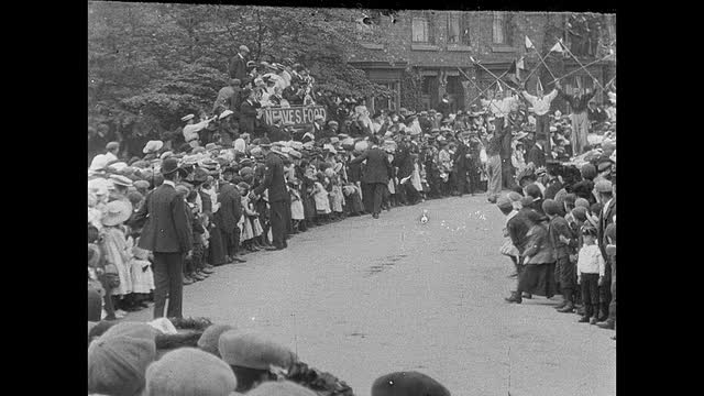 克鲁医院游行和庆典1907年视频下载