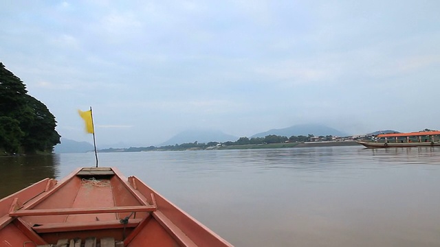 湄公河游船之旅。视频素材