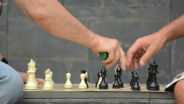 人下棋视频素材