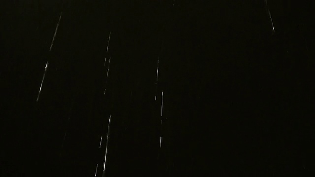 雨滴坠落视频素材