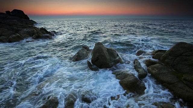 岩石海岸视频素材