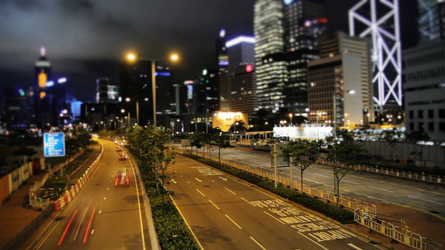 安静的城市道路视频素材