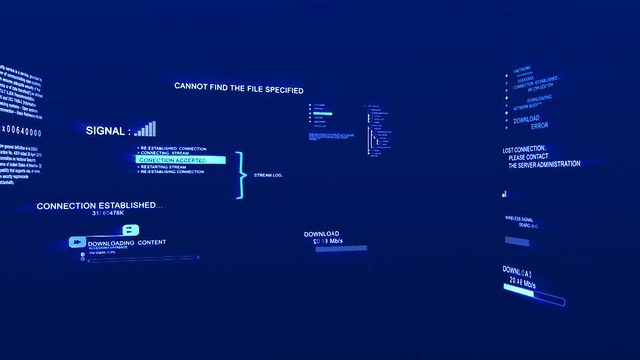 数字数据视频素材