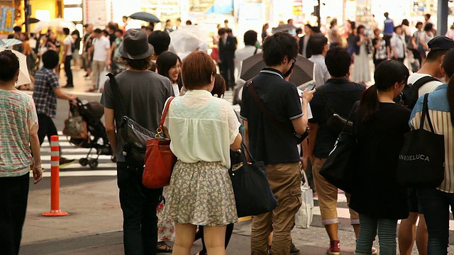 日本,东京新宿视频素材