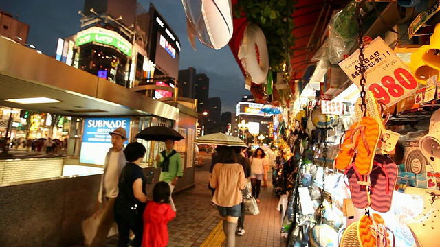 日本,东京新宿视频素材