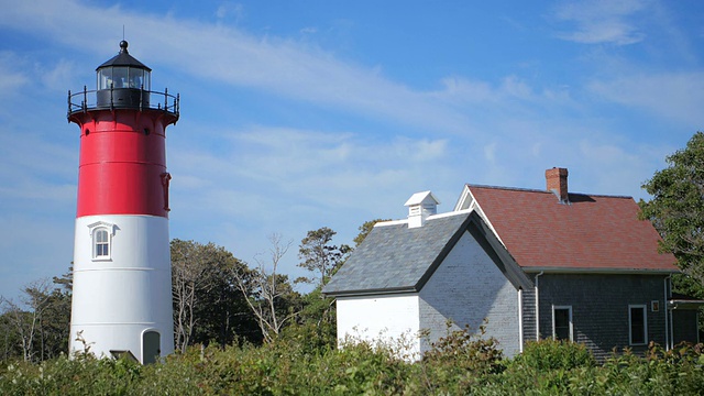 Nauset lighthuse，好望角，MA视频素材