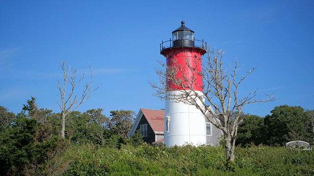 Nauset lighthuse，好望角，MA视频素材