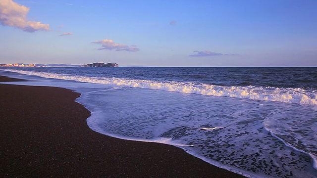 日落海滩视频素材