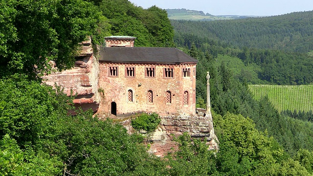 hermitage / Kastel Staadt，莱茵兰-普法尔茨，德国视频素材