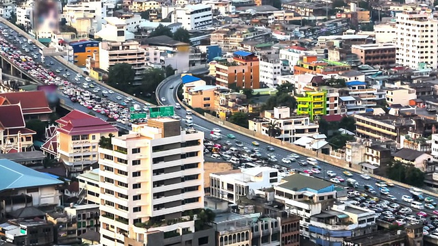 汽车在高速公路上行驶视频素材