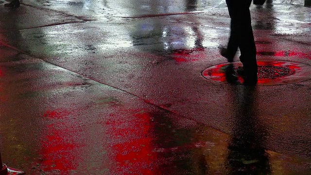 新宿在雨中视频素材