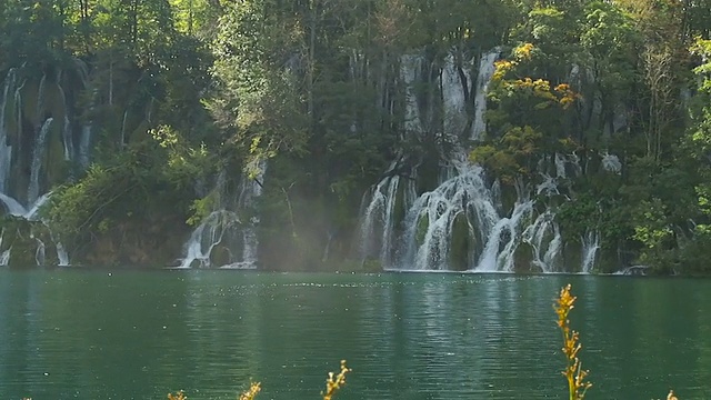 普利特维奇， 克罗地亚视频素材