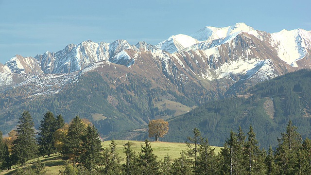 Hohe Tauern国家公园，山脉视频素材