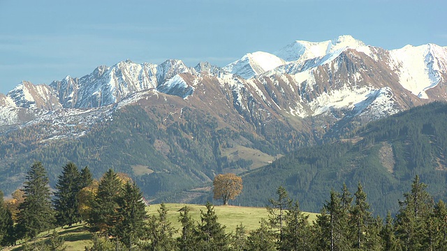 Hohe Tauern国家公园，山脉视频素材