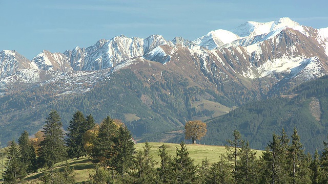 Hohe Tauern国家公园，山脉视频素材