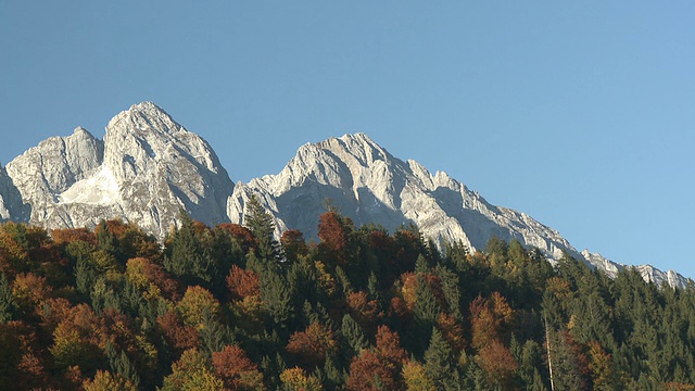 秋天的山风景视频素材