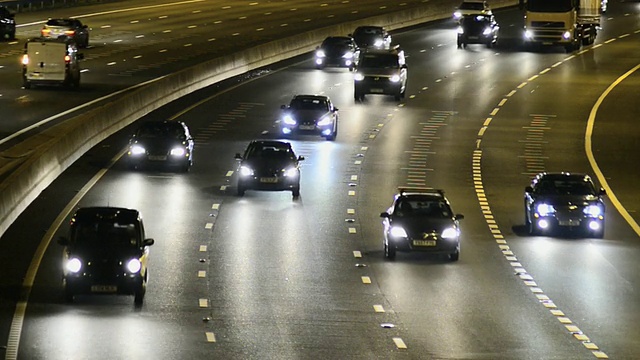 M25高速公路尖峰时间视频素材