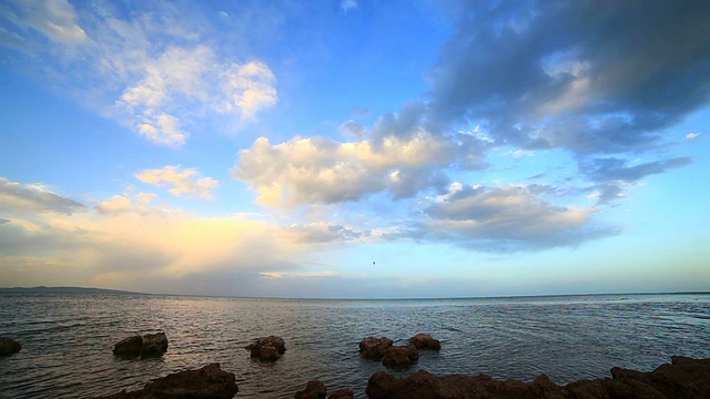 青海湖的黎明视频素材