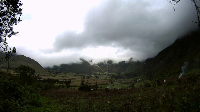 厄瓜多尔基多火山喷发视频素材