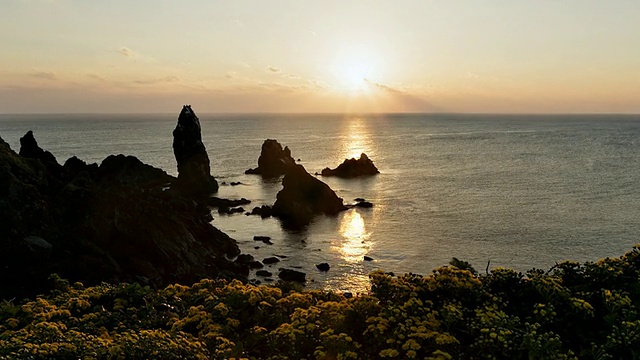 Seopjikoji地区附近的海景视频素材