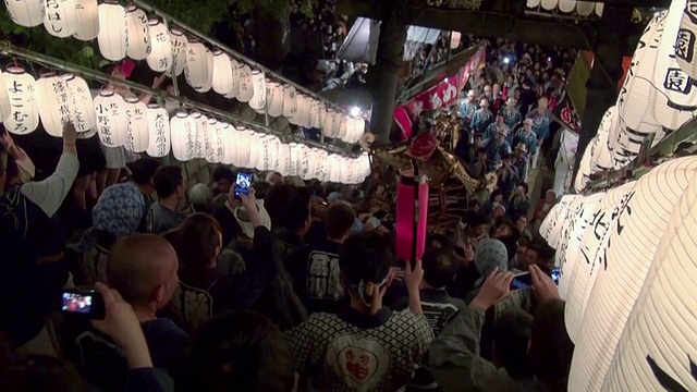 品川神社电影节视频素材