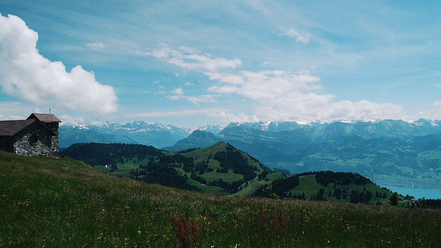 Rigi Kulm宁静的场景视频素材