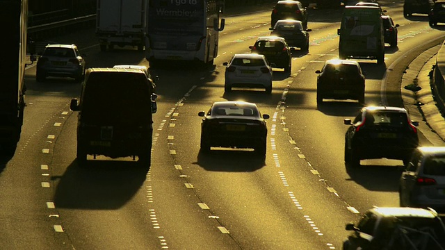 M25公路高速公路交通视频素材