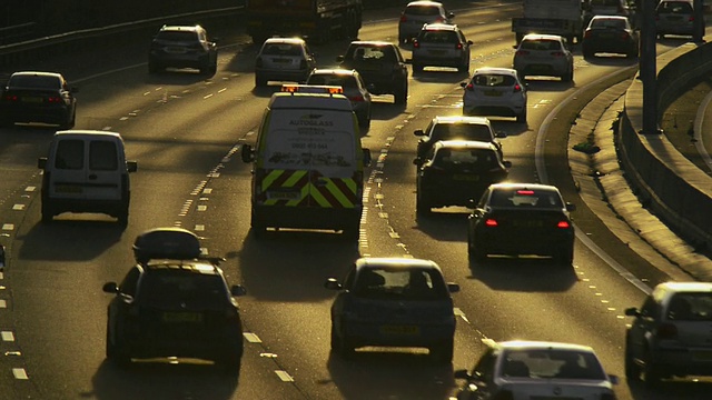 M25公路高速公路交通视频素材