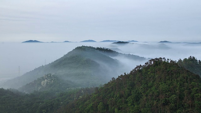 云海山顶观视频素材