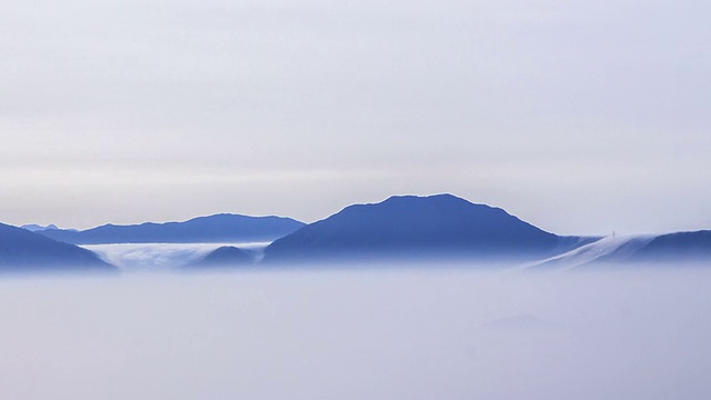 云海山顶观视频素材