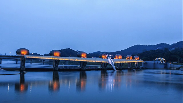 Epo-bo(灌溉水库)夜景视频素材