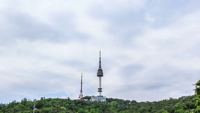 南山塔在首尔视频素材