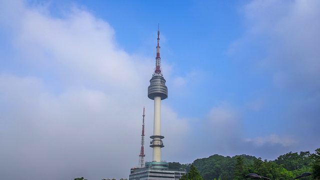 N首尔塔和天空景观视频素材