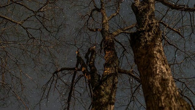 清扫星空视频素材