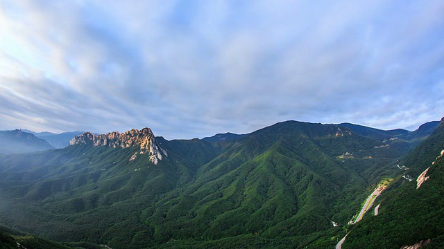 三厘岭云海景色视频素材