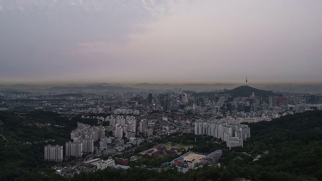 日出城市景观视频素材