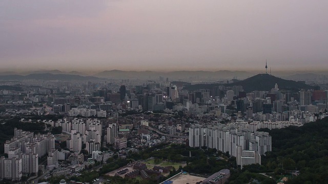 日出城市景观视频素材