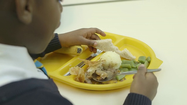 学童饮食业视频素材