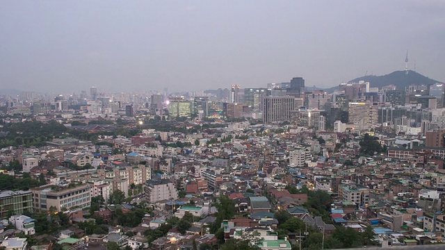 南山的市区夜景视频素材