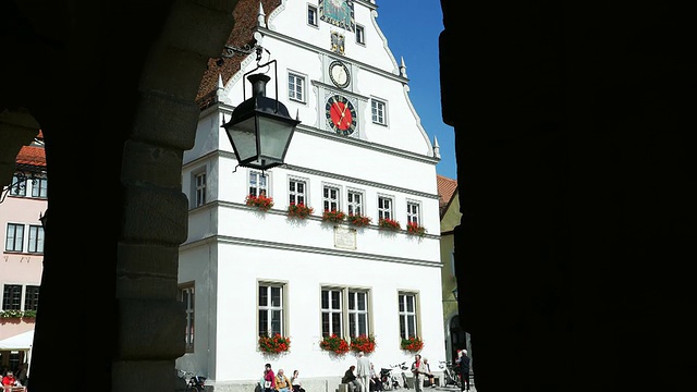 从市政厅看Rothenburg Ratstrinkstube视频素材